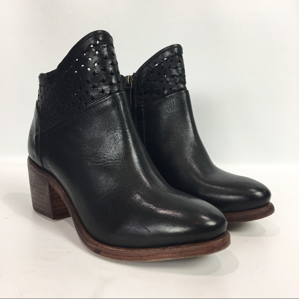 Kelsi Dagger Brooklyn Leather Ankle Boots Booties